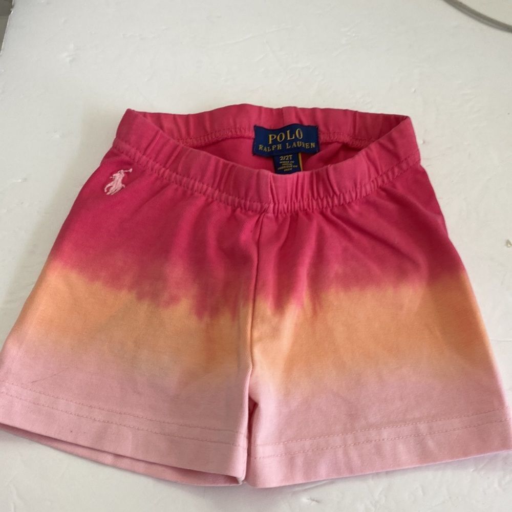 Polo Childrens Fuchsia Ombre 93 Cotton 7 Elastane Elastic Waist Brand New